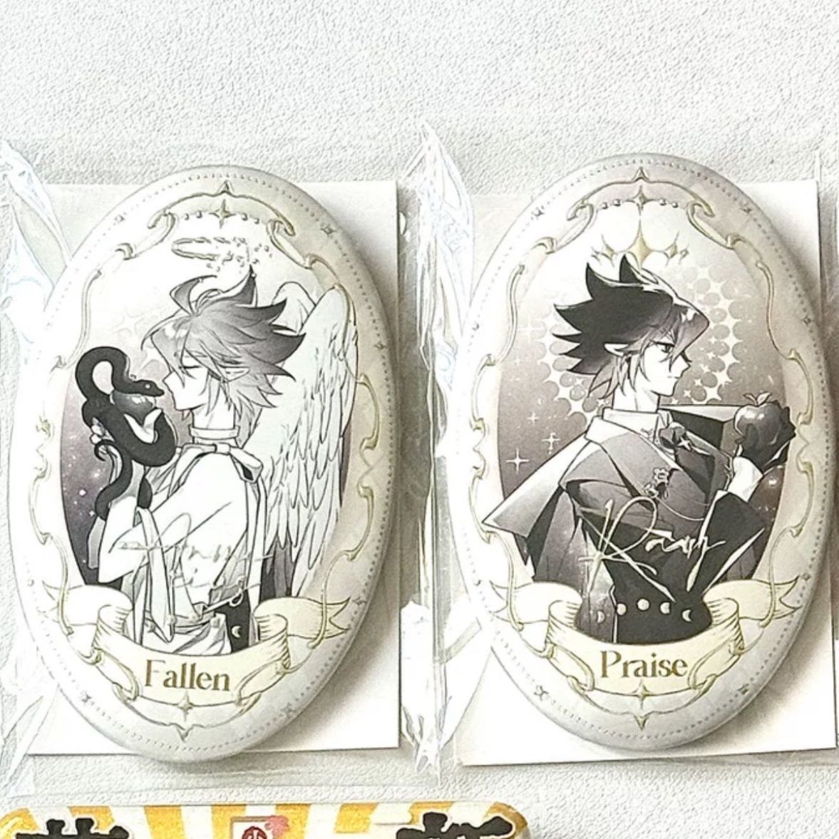 凹凸世界雷安组合椭圆形马口铁吧唧生日礼物送朋友闺蜜