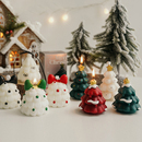 圣诞香薰圣诞老人创意香氛装 饰品摆件苹果氛围感蜡烛杯送朋友仪式