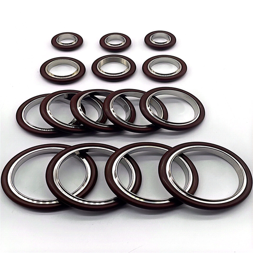 氟橡胶+304不锈钢卡箍支架密封圈