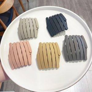 可伸缩发箍饰品折叠外出发带发卡女夏天隐形发窟带齿压发洗脸头箍
