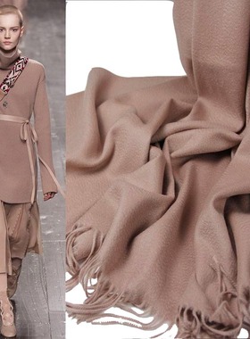 CASHMERE白山羊绒 围巾披肩 超长230cm披毯加厚水波纹