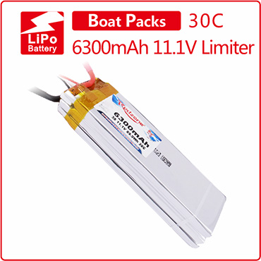 富力电池Redzone lipo30C6300mAh 11.1V训练电池Energy Limiter3S