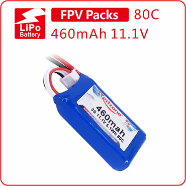 富力电池Redzone lipo80C 460mAh 11.1V 14.8V FPV电池组3S锂电池