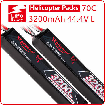 富力电池Redzone lipo 70C3200mAh 44.4V 580-600级电直电池组12S