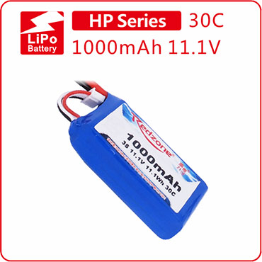 富力电池Redzone lipo 30C 1000mAh 11.1V固定翼飞机锂电池3S电池