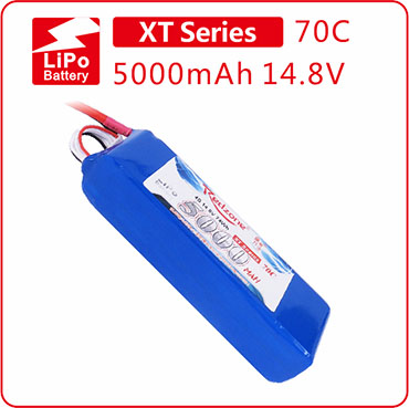 富力电池Redzone lipo 70C 5000mAh 14.8V 航模锂电池涵道电池4S
