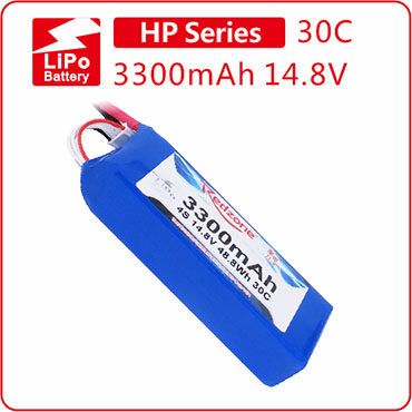 富力电池Redzone lipo 30C 3300mAh 14.8V  航模锂电池4S电池XT60