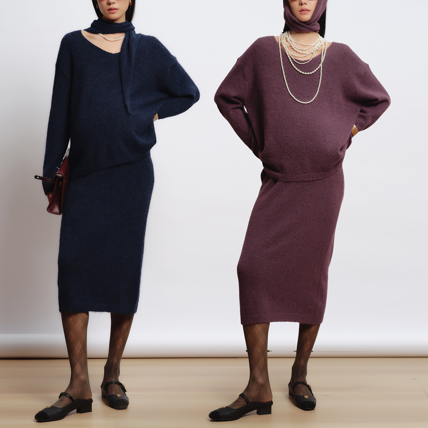 BELLYWEAR孕妇装时尚套装2025秋冬新款宽松毛衣半裙围巾三件套装,孕妇装/孕产妇用品/营养,套装,淘宝优惠券,粉丝福利购,淘宝优惠卷