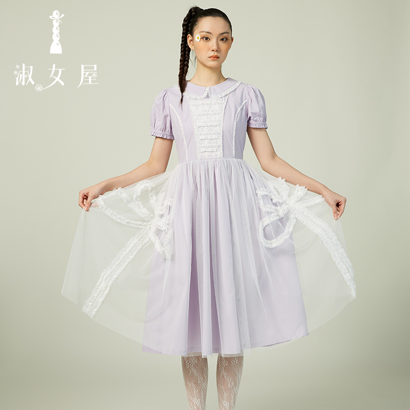 2025新品 跳舞的公主。安娜 蜻蜓公主连衣裙