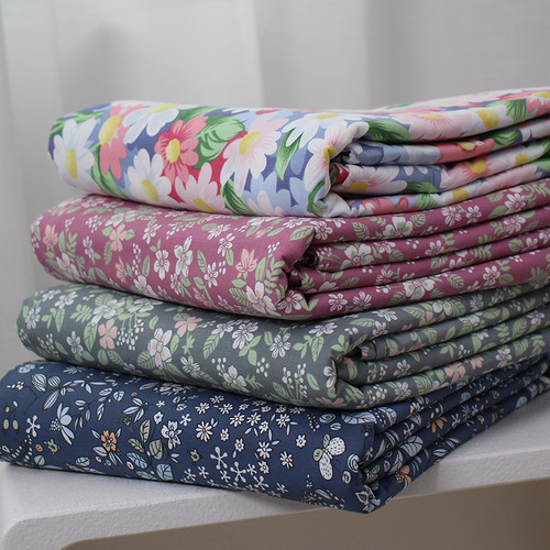 碎花床单单件纯棉100全棉两件套床单被罩棉布被单 超好看不移位厚