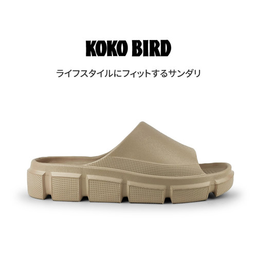日本KOKOBIRD踩屎感外穿厚底拖鞋