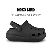 厚底外穿老爹鞋 夏季 云朵踩屎感凉鞋 KOKOBIRD泡芙洞洞鞋 女沙滩拖鞋