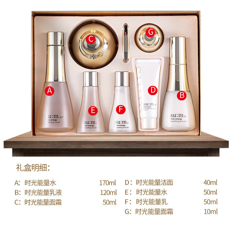 苏秘37° Su:m37°水乳新版呼吸37度水分套时光能量水乳霜三件套