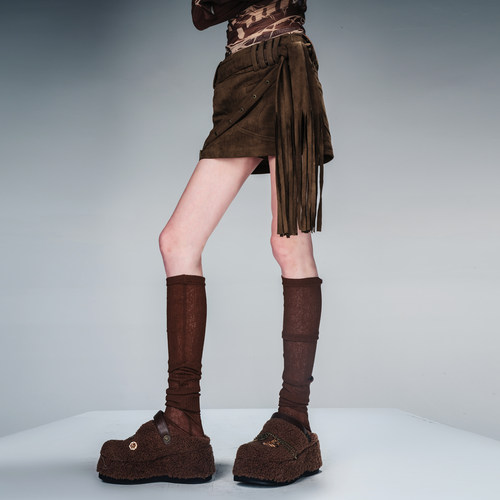 NN-NORTH NODE“风跃动的佐证”流苏挂带半身裙