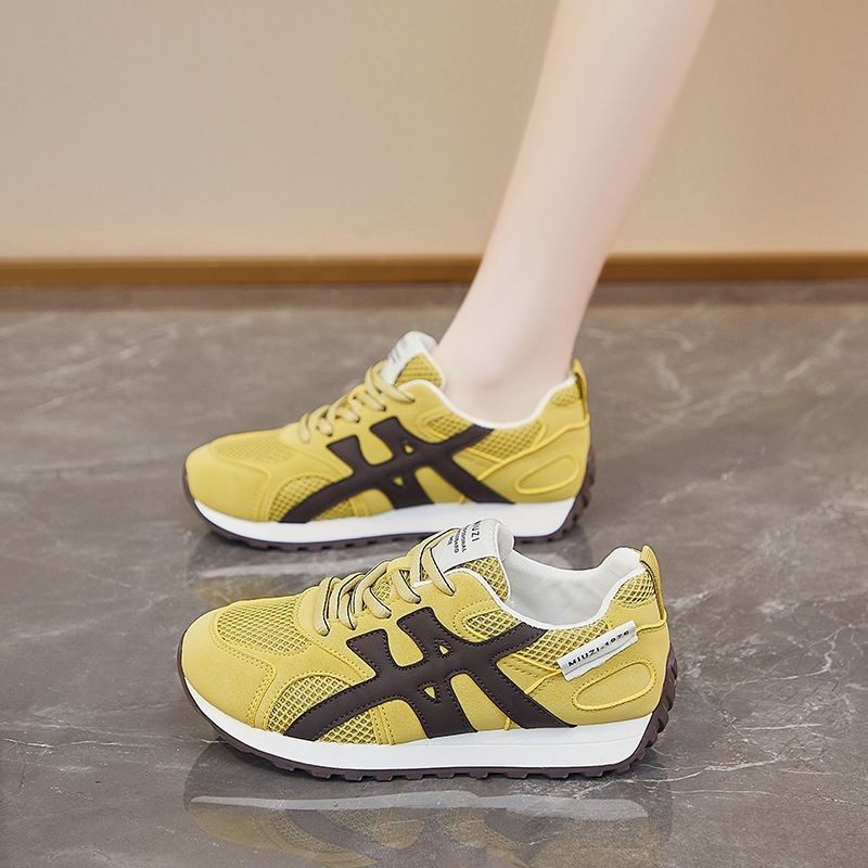 德训鞋网面阿甘鞋女款2025新款百搭学生休闲鞋软底运动鞋老爹鞋女,女鞋,时尚休闲鞋,淘宝优惠券,粉丝福利购,淘宝优惠卷