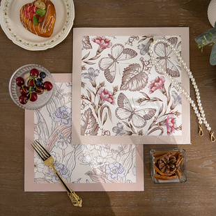 法式下午茶硅藻泥吸水垫双面防滑花园系列防烫耐高温茶垫加厚桌垫