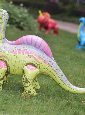 爆款棘龙恐龙充气玩具益智早教派对装饰生日布置-柯利