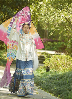 新款国潮风潍坊户外儿童微风易飞红锦鲤风筝品牌高档大人成人专用