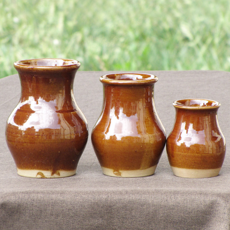 土陶罐宝瓶罐宝财罐招财进宝家居商用储物罐桌面水培绿植装饰摆件