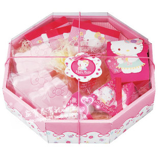 现货日本原装 正品 HelloKitty创意玫瑰沐浴泡澡粉香皂礼盒生日礼品