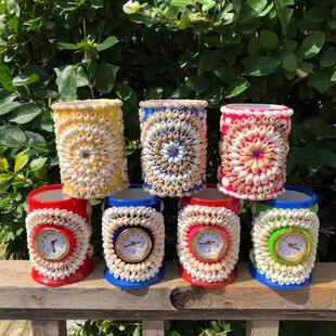 天然海螺贝壳笔筒工艺品摆件海边度假创意礼物送闺蜜儿童生日礼品