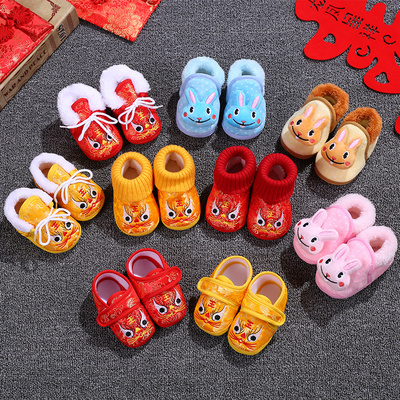 虎头鞋婴儿宝宝周岁学步鞋老虎鞋