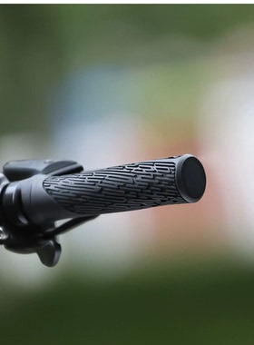 土坡车把套硅胶橡胶防滑减震通用软尾山地自行车单边锁死速降把套