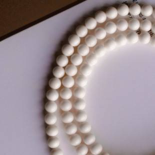 原生态白玉菩提圆珠男女项链款文玩迷精品油棕果果核手链