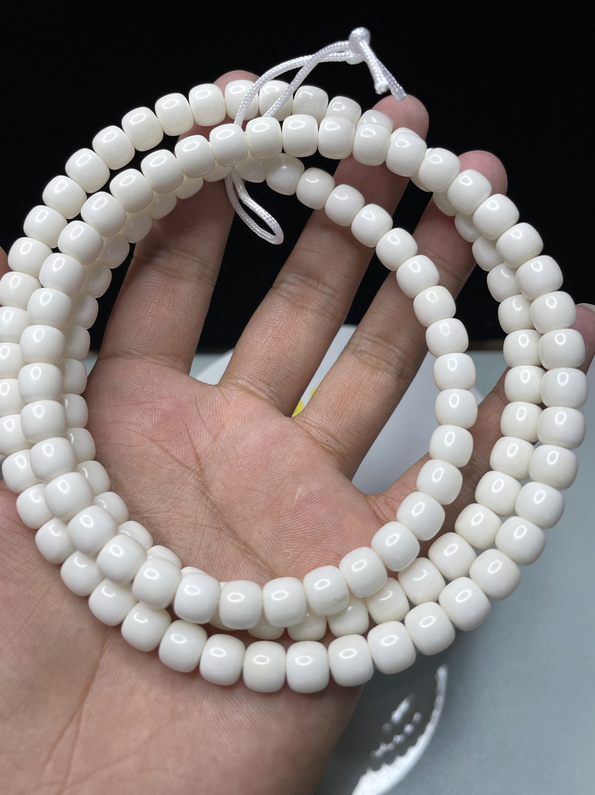 原生态白玉菩提7×8老型桶男女菩提
