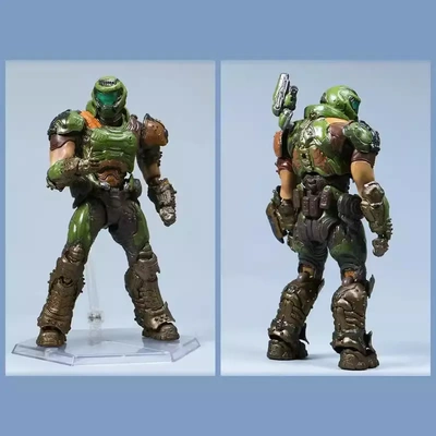 毁灭战士 figmaSP-140# 永恒恶魔猎杀者 关节可动 模型 盒装手办
