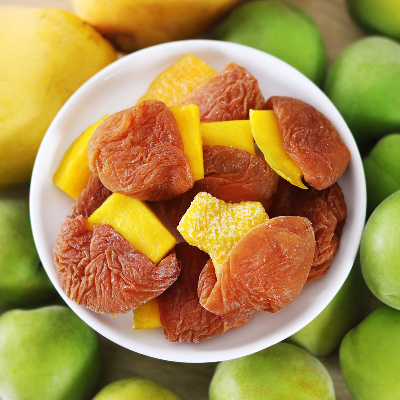 酸到蒙圈 梅有芒果 青梅夹芒果干酸甜梅子肉无核解馋零食梅子芒果,零食/坚果/特产,梅类制品,淘宝优惠券,粉丝福利购,淘宝优惠卷