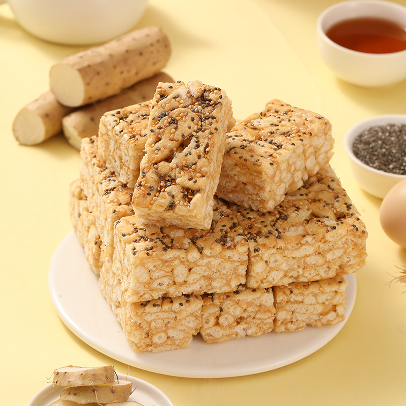 100包无蔗糖山药沙琪玛怀旧零食