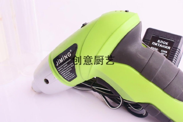 分子美食意境盘饰充电式拉丝枪 创意盘饰工具拉糖丝圈工具三个头