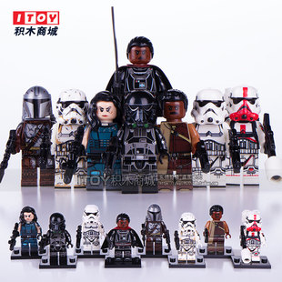 星战曼达洛人积木人仔WM6099暴风克隆白兵男孩女孩益智拼装玩具