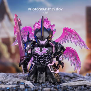 第三方积木WM我独自升级程肖宇伯利昂贝尔人仔益智拼装模型玩具