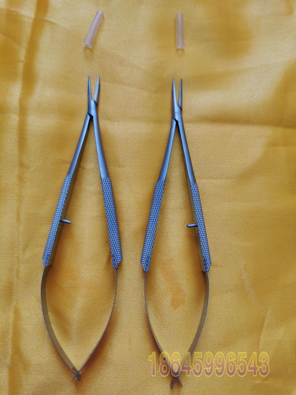 X宁波成和显微外科手术器械精细显微持针钳 显微持针器14cm直/弯