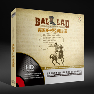 碟片经典 民谣 英文歌曲光盘 美国乡村经典 黑胶2CD 音乐派 正版