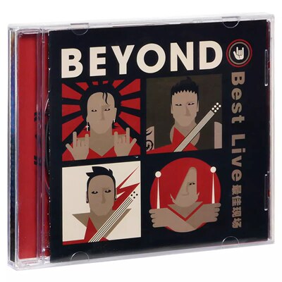官方正版 Beyond专辑 Best Live 最佳现场 CD唱片 台北香港演唱会