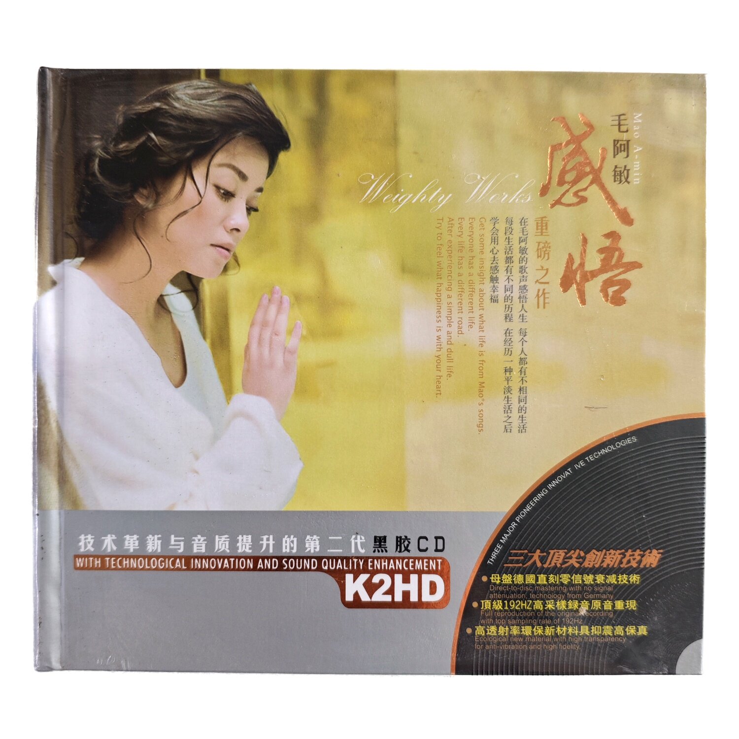 毛阿敏 感悟 黑胶2CD