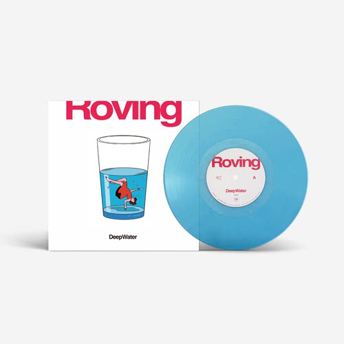 正版 Deep Water 水太深 Roving(蓝胶LP)10寸彩胶唱片 生煎唱片