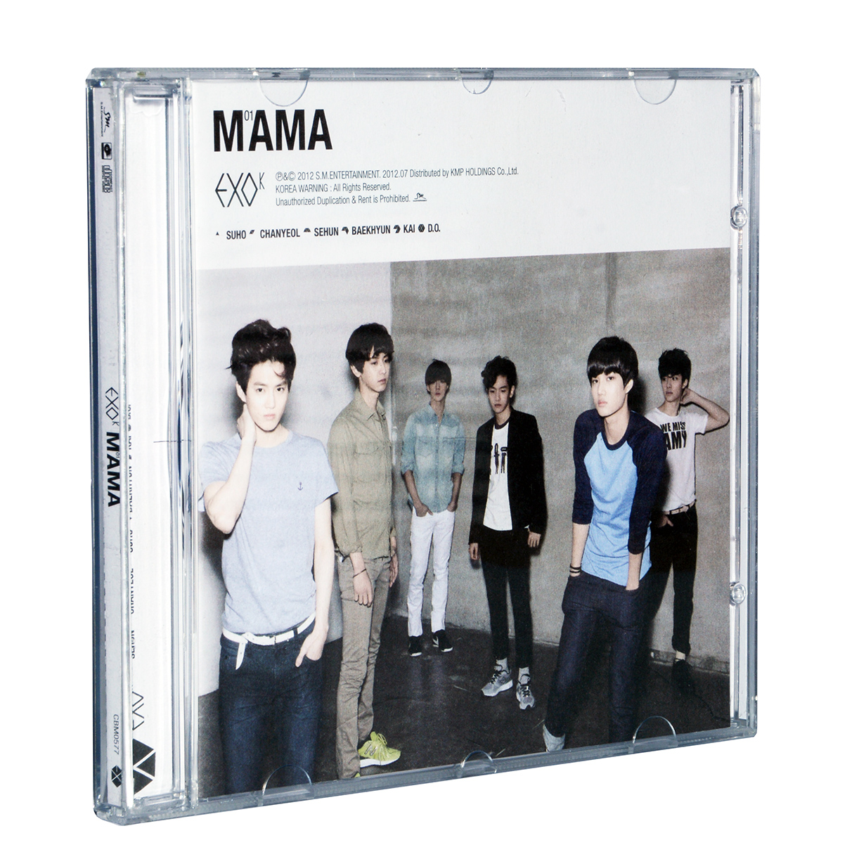 正版现货 EXO-K专辑唱片 1st Mini Album MAMA CD+签名写真小卡