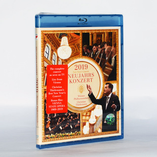 原装 BD50 进口碟 蓝光 高清光盘碟片 2019年维也纳新年音乐会 正版