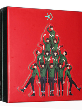 正版EXO-M专辑 12月的奇迹 签名小卡+写真 十二月的奇迹中文版CD