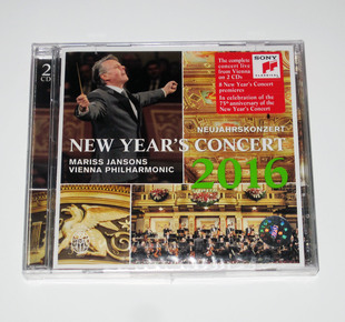 Concert 欧版 Year 2016年维也纳新年音乐会New 2CD 进口古典碟片