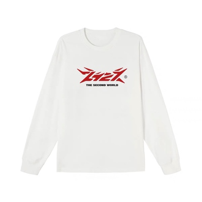 重磅2727WORLD 法老同款经典logo基础长袖T恤打底衫内搭美式复古