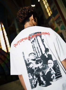 邦BANG rapstar神殿乌托邦印花短袖 夏季潮流街头美式神系男女TEE