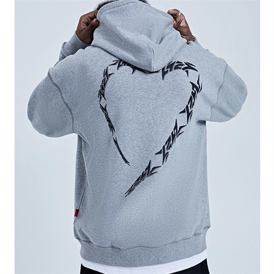 2727WORLD 法老同款经典爱心连帽卫衣多色宽松套头长袖国潮秋冬