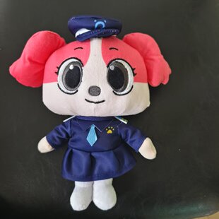 周边警长狗狗公仔小蝶毛绒玩具玩偶可爱卡通安抚杜宾儿童生日礼物