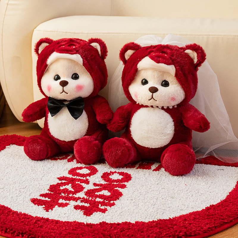 新婚压床娃娃一对结婚新款