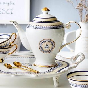 下午茶杯子ins北欧整套咖啡具带茶盘勺 创意家用陶瓷茶具套装 欧式